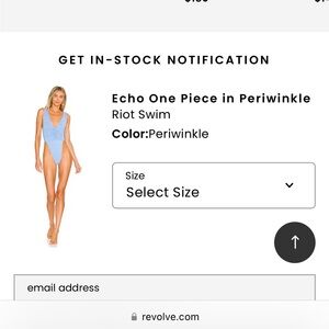 Riot Swim Echo One Piece in Periwinkle